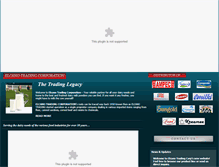 Tablet Screenshot of elcanotradingcorp.com